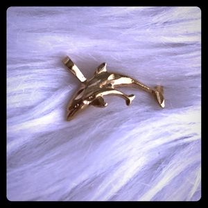 Mother’s dolphin charm necklace